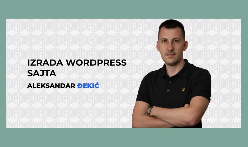 Aleksandar Đekić - profesionalna izrada web sajta u WordPressu